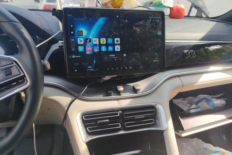 Used BYD Song PLUS New Energy 2021 DM-i 51KM Prestige Model Audio And AC Panel