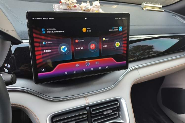 Used BYD Song PLUS New Energy 2021 DM-i 110KM Flagship Model Audio And AC Panel