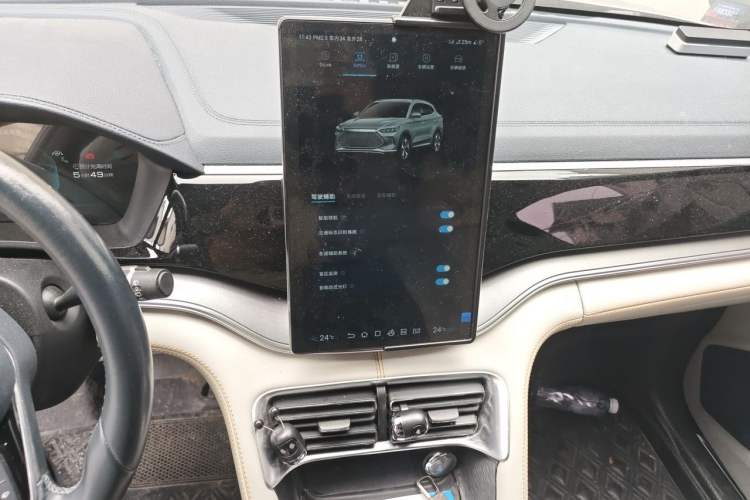 Used BYD Song PLUS New Energy 2021 DM-i 110KM Flagship PLUS Audio And AC Panel