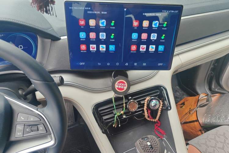 Used BYD Song PLUS New Energy 2021 DM-i 110KM Flagship PLUS Audio And AC Panel