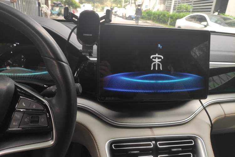 Used BYD Song PLUS New Energy 2021 DM-i 110KM Flagship PLUS Audio And AC Panel