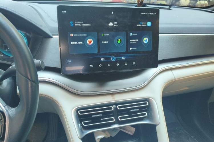 Used BYD Song PLUS New Energy 2021 DM-i 51KM Prestige Model Audio And AC Panel