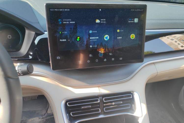 Used BYD Song PLUS New Energy 2021 DM-i 110KM Flagship PLUS Audio And AC Panel