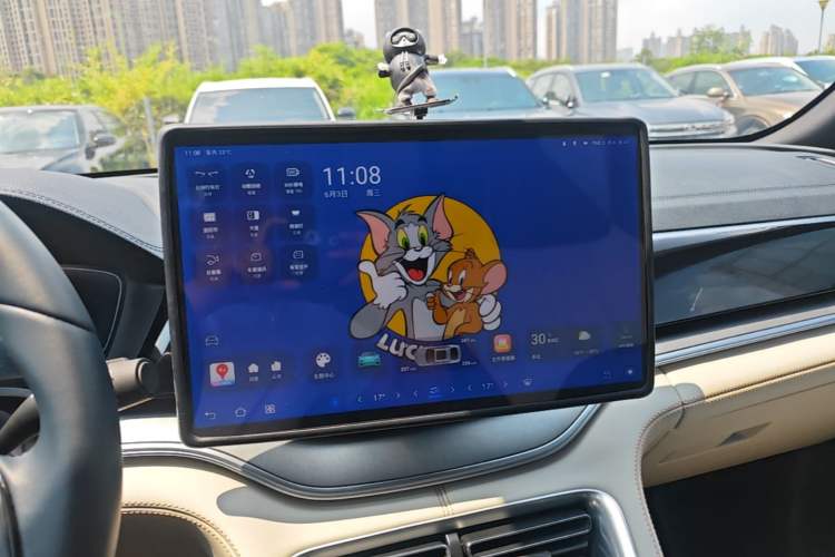 Used BYD Song PLUS New Energy 2021 DM-i 110KM Flagship Model Audio And AC Panel