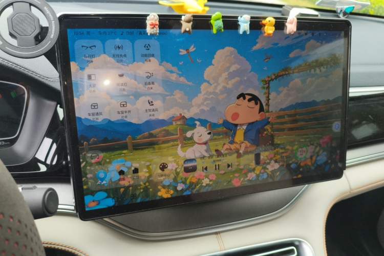 Used BYD Song PLUS New Energy 2021 DM-i 110KM Flagship PLUS 5G Edition Audio And AC Panel