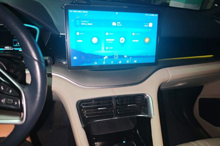 Used BYD Song PLUS New Energy 2021 DM-i 110KM Flagship PLUS Audio And AC Panel