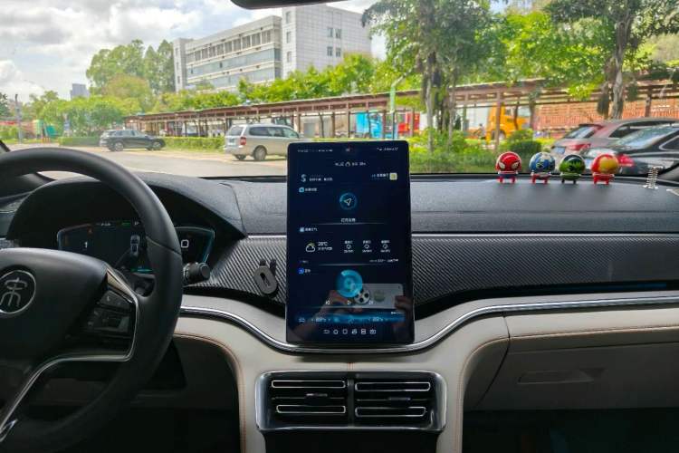 Used BYD Song PLUS New Energy 2021 DM-i 110KM Flagship PLUS Audio And AC Panel