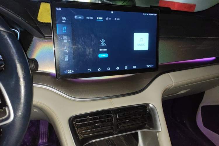 Used BYD Song PLUS New Energy 2021 DM-i 51KM Prestige Model Audio And AC Panel