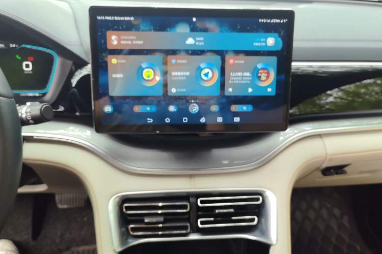 Used BYD Song PLUS New Energy 2021 DM-i 110KM Flagship PLUS Audio And AC Panel