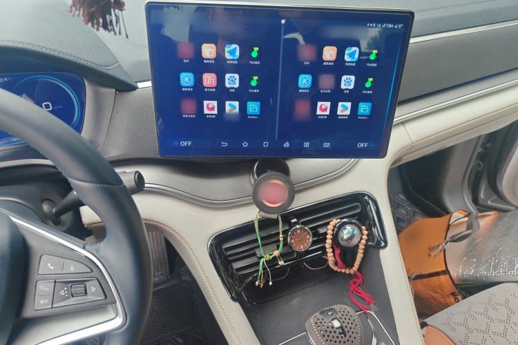 Used BYD Song PLUS New Energy 2021 DM-i 110KM Flagship PLUS Audio And AC Panel