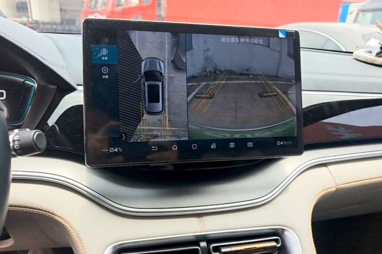 Used BYD Song PLUS New Energy 2021 DM-i 110KM Flagship Model Audio And AC Panel
