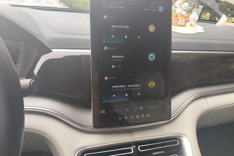 Used BYD Song PLUS New Energy 2021 DM-i 110KM Flagship PLUS Audio And AC Panel