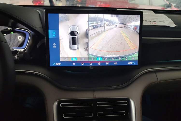 Used BYD Song PLUS New Energy 2021 DM-i 110KM Flagship Model Audio And AC Panel