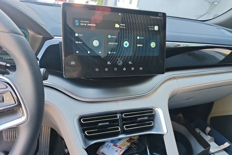 Used BYD Song PLUS New Energy 2021 DM-i 110KM Flagship PLUS Audio And AC Panel