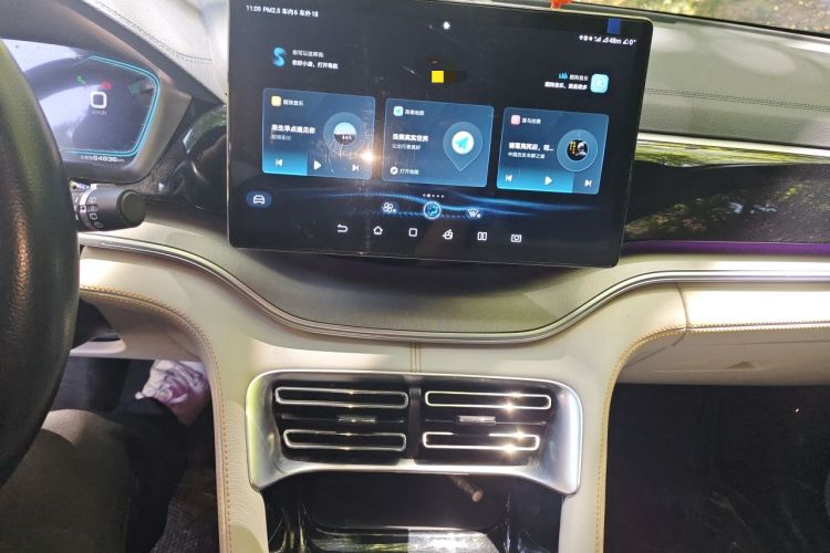 Used BYD Song PLUS New Energy 2021 DM-i 110KM Flagship Model Audio And AC Panel