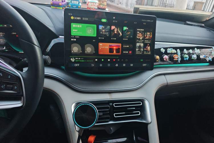 Used BYD Song PLUS New Energy 2021 EV Deluxe Model Audio And AC Panel