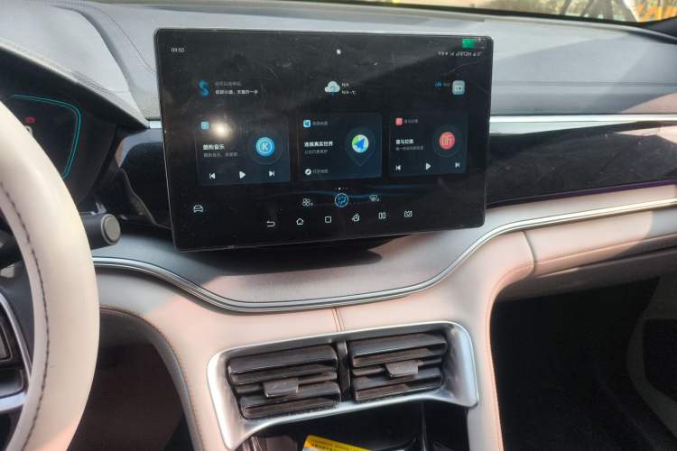 Used BYD Song PLUS New Energy 2021 DM-i 51KM Prestige Model Audio And AC Panel
