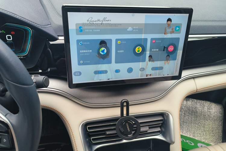 Used BYD Song PLUS New Energy 2021 DM-i 51KM Prestige Model Audio And AC Panel