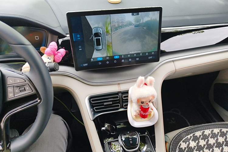 Used BYD Song PLUS New Energy 2021 DM-i 110KM Flagship Model Audio And AC Panel