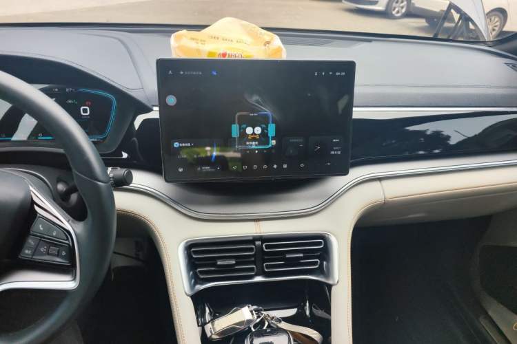 Used BYD Song PLUS New Energy 2021 DM-i 110KM Flagship PLUS Audio And AC Panel