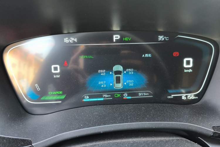Used BYD Song PLUS New Energy 2021 DM-i 110KM Flagship Model Instrument Cluster