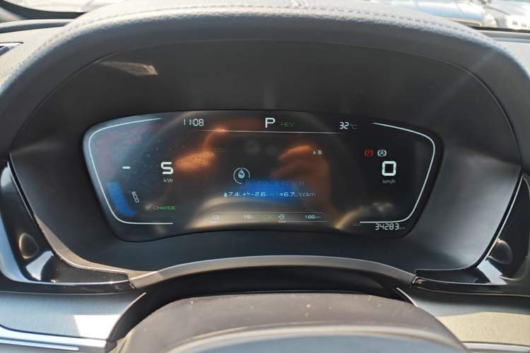 Used BYD Song PLUS New Energy 2021 DM-i 110KM Flagship Model Instrument Cluster