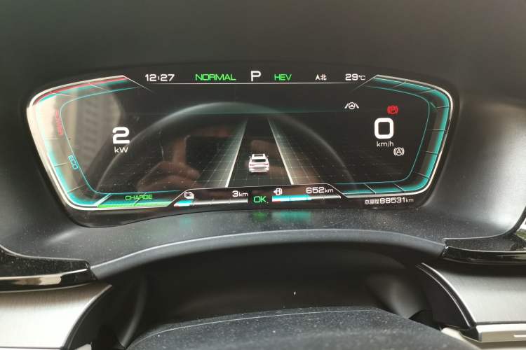 Used BYD Song PLUS New Energy 2021 DM-i 51KM Prestige Model Instrument Cluster