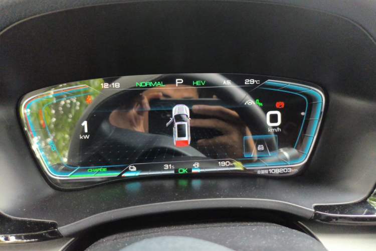 Used BYD Song PLUS New Energy 2021 DM-i 51KM Prestige Model Instrument Cluster