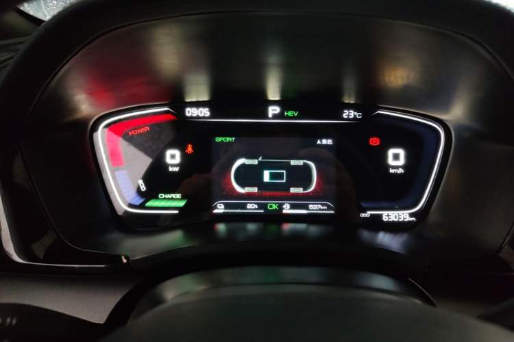 Used BYD Song PLUS New Energy 2021 DM-i 110KM Flagship Model Instrument Cluster