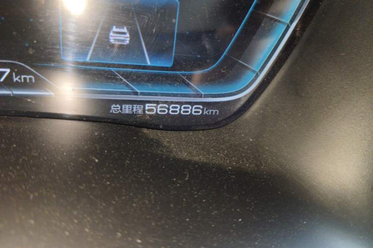 Used BYD Song PLUS New Energy 2021 DM-i 51KM Prestige Model Odometer Close Up