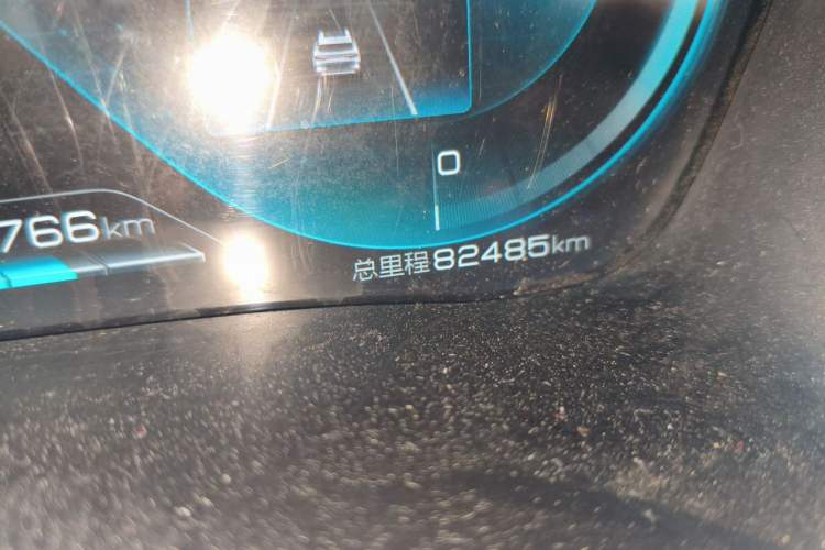 Used BYD Song PLUS New Energy 2021 DM-i 51KM Prestige Model Odometer Close Up