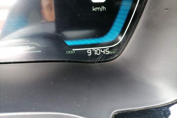 Used BYD Song PLUS New Energy 2021 DM-i 110KM Flagship Model Odometer Close Up