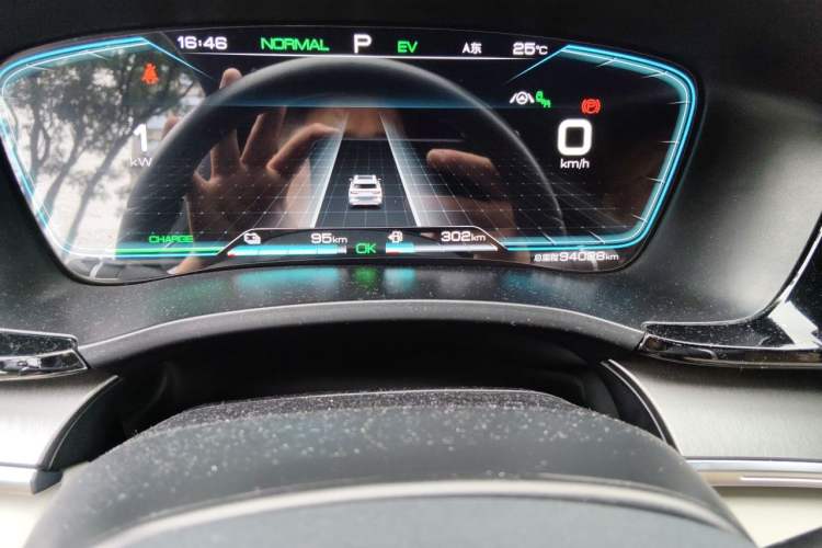 Used BYD Song PLUS New Energy 2021 DM-i 110KM Flagship Model Odometer Close Up