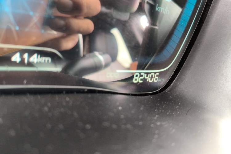 Used BYD Song PLUS New Energy 2021 DM-i 110KM Flagship Model Odometer Close Up