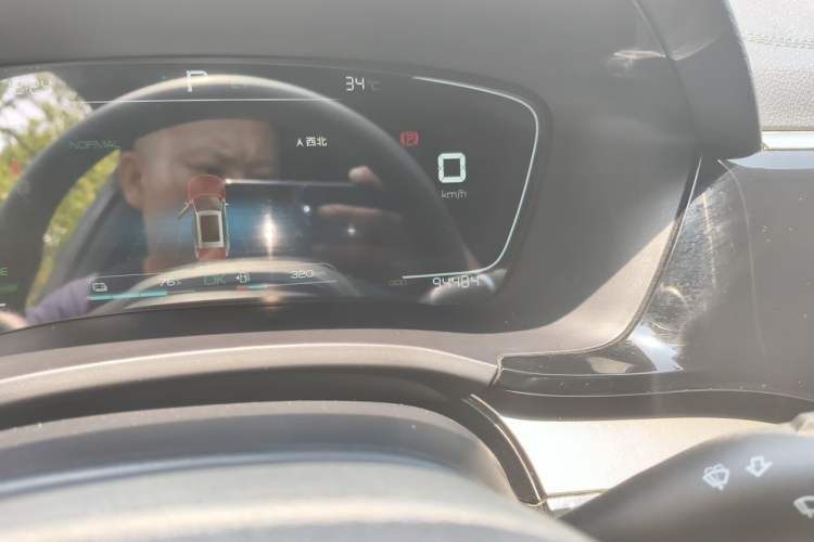 Used BYD Song PLUS New Energy 2021 DM-i 110KM Flagship Model Odometer Close Up