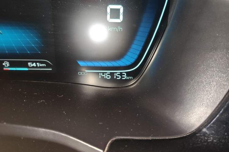 Used BYD Song PLUS New Energy 2021 DM-i 110KM Flagship Model Odometer Close Up