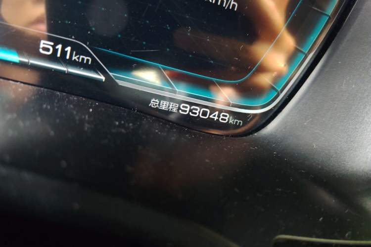 Used BYD Song PLUS New Energy 2021 DM-i 51KM Prestige Model Odometer Close Up