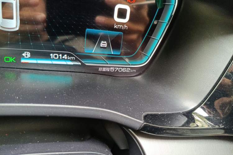 Used BYD Song PLUS New Energy 2021 DM-i 51KM Prestige Model Odometer Close Up
