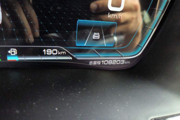 Used BYD Song PLUS New Energy 2021 DM-i 51KM Prestige Model Odometer Close Up