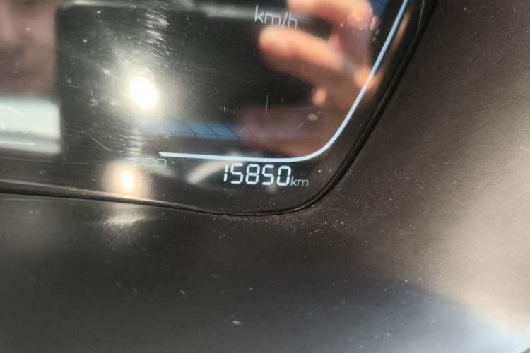 Used BYD Song PLUS New Energy 2021 DM-i 110KM Flagship Model Odometer Close Up