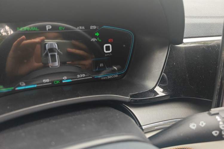 Used BYD Song PLUS New Energy 2021 DM-i 51KM Prestige Model Odometer Close Up