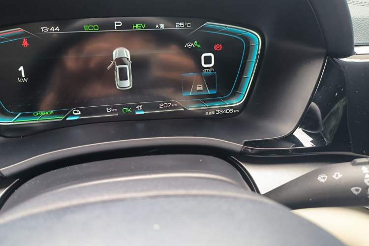 Used BYD Song PLUS New Energy 2021 DM-i 51KM Prestige Model Odometer Close Up