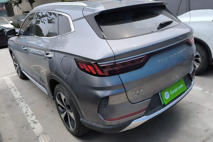 Used BYD Song PLUS New Energy 2021 DM-i 110KM Flagship PLUS 5G Edition Rear Left 45 Deg