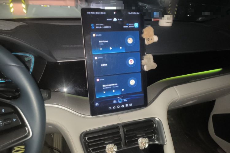 Used BYD Song PLUS New Energy 2021 DM-i 110KM Flagship PLUS Audio And AC Panel