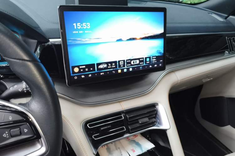 Used BYD Song PLUS New Energy 2021 DM-i 110KM Flagship PLUS Audio And AC Panel