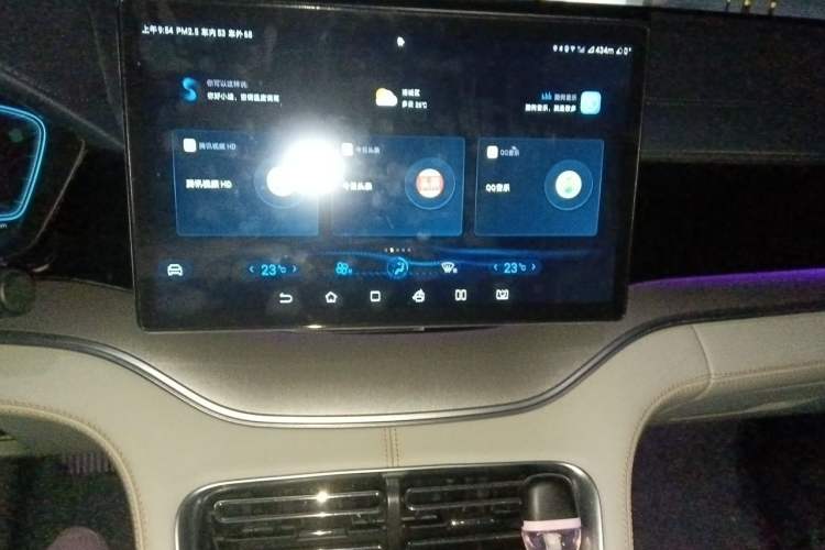 Used BYD Song PLUS New Energy 2021 DM-i 110KM Flagship PLUS Audio And AC Panel