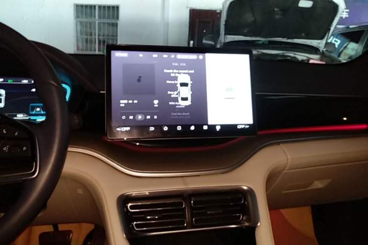 Used BYD Song PLUS New Energy 2021 DM-i 110KM Flagship PLUS Audio And AC Panel
