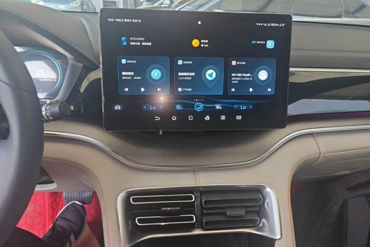 Used BYD Song PLUS New Energy 2021 DM-i 110KM Flagship PLUS Audio And AC Panel