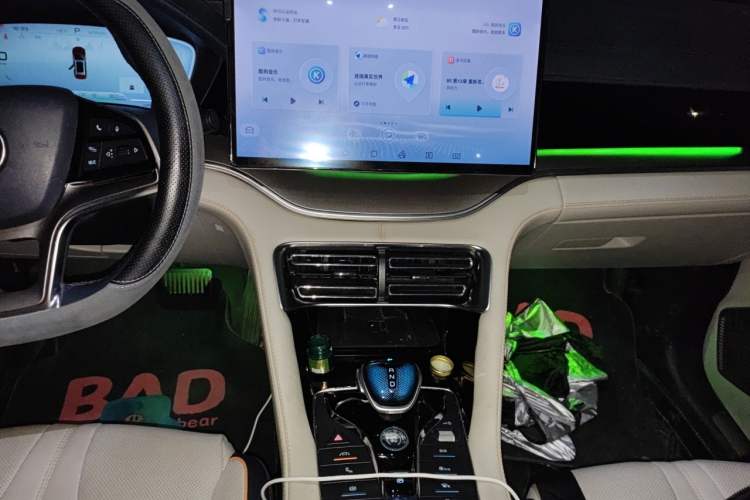 Used BYD Song PLUS New Energy 2021 DM-i 110KM Flagship PLUS Audio And AC Panel