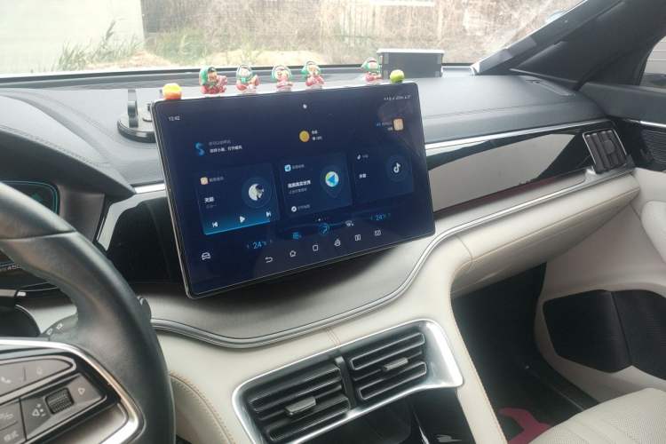 Used BYD Song PLUS New Energy 2021 DM-i 51KM Prestige Model Audio And AC Panel